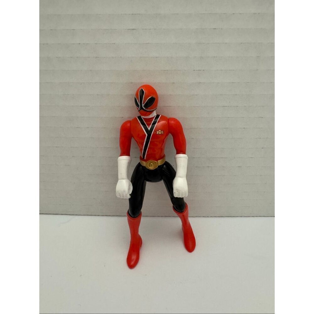 Red Samurai Power Ranger Action Figure 4-1/2" Tall